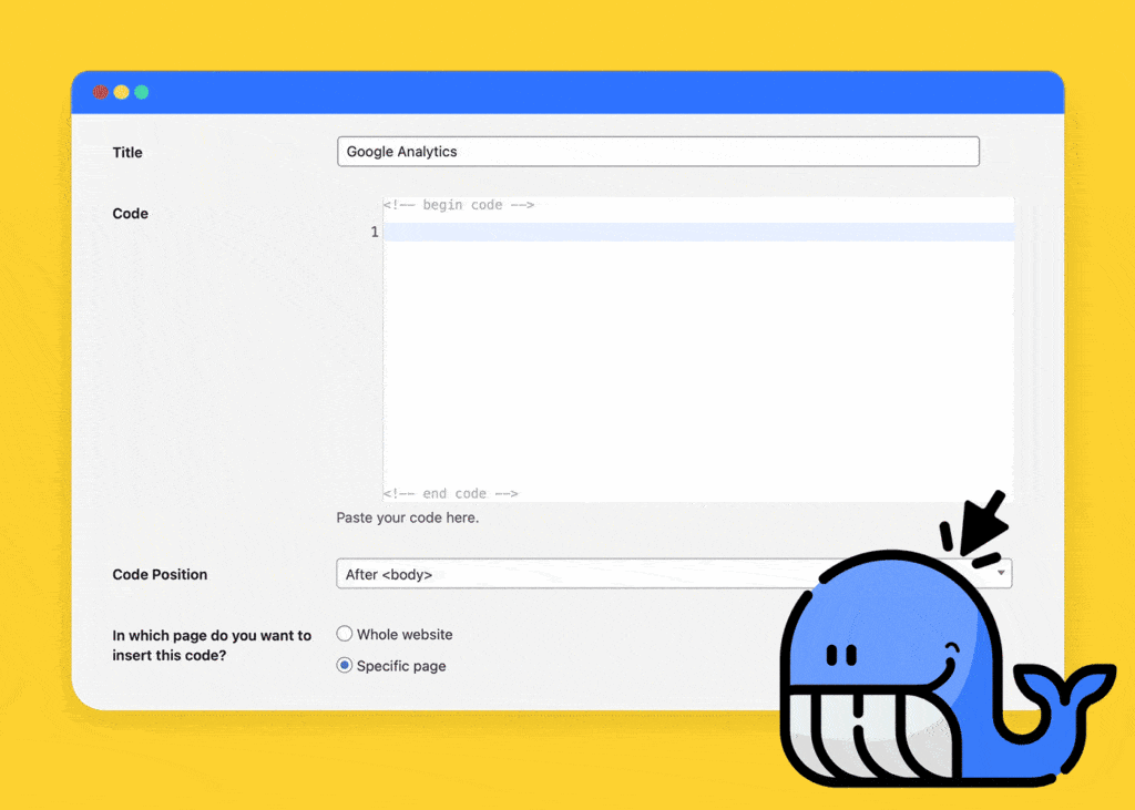 The ClickWhale Tracking Codes Feature