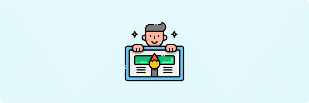 thumb link page builder feature